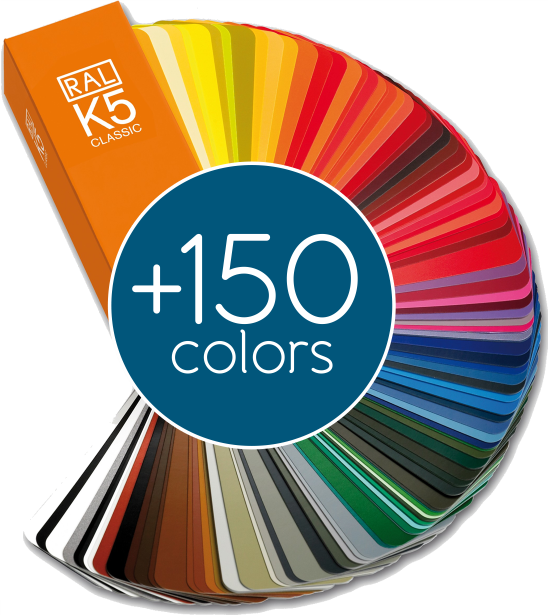 Over 150 colors